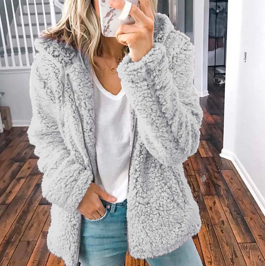 Hooded Autumn and Winter Top Coat