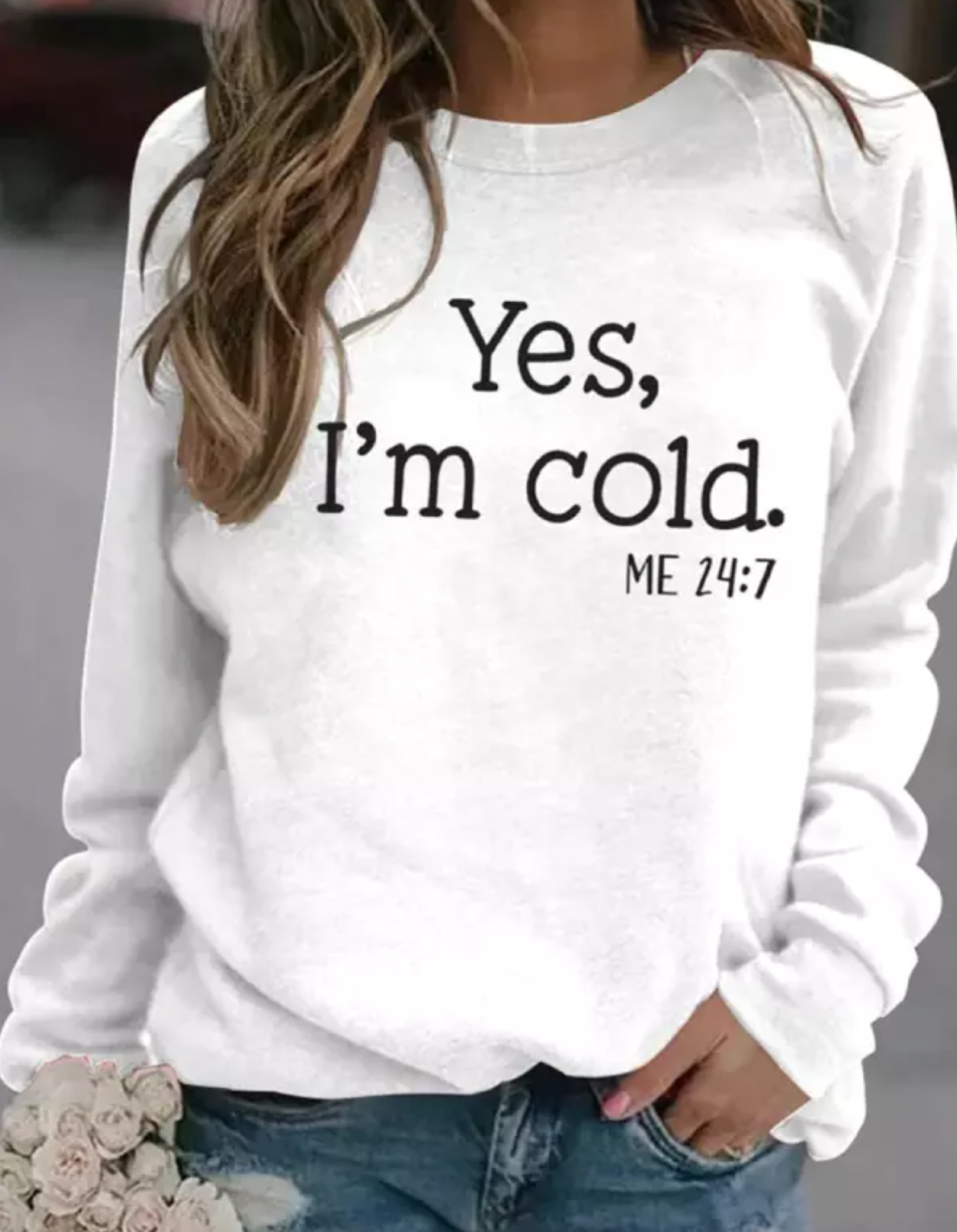 Women's graphic pullover sweatshirt