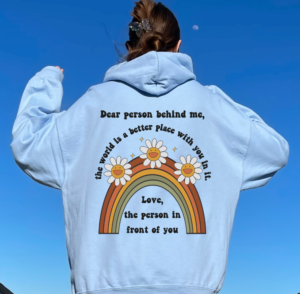 Women's rainbow sunflower print sweatshirt