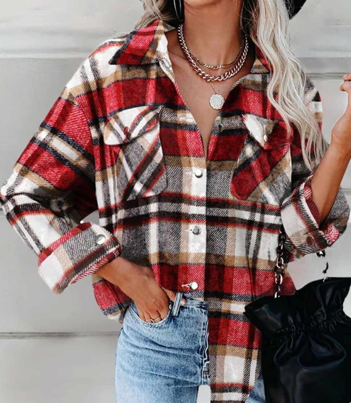 Stylish stripped jacket for women