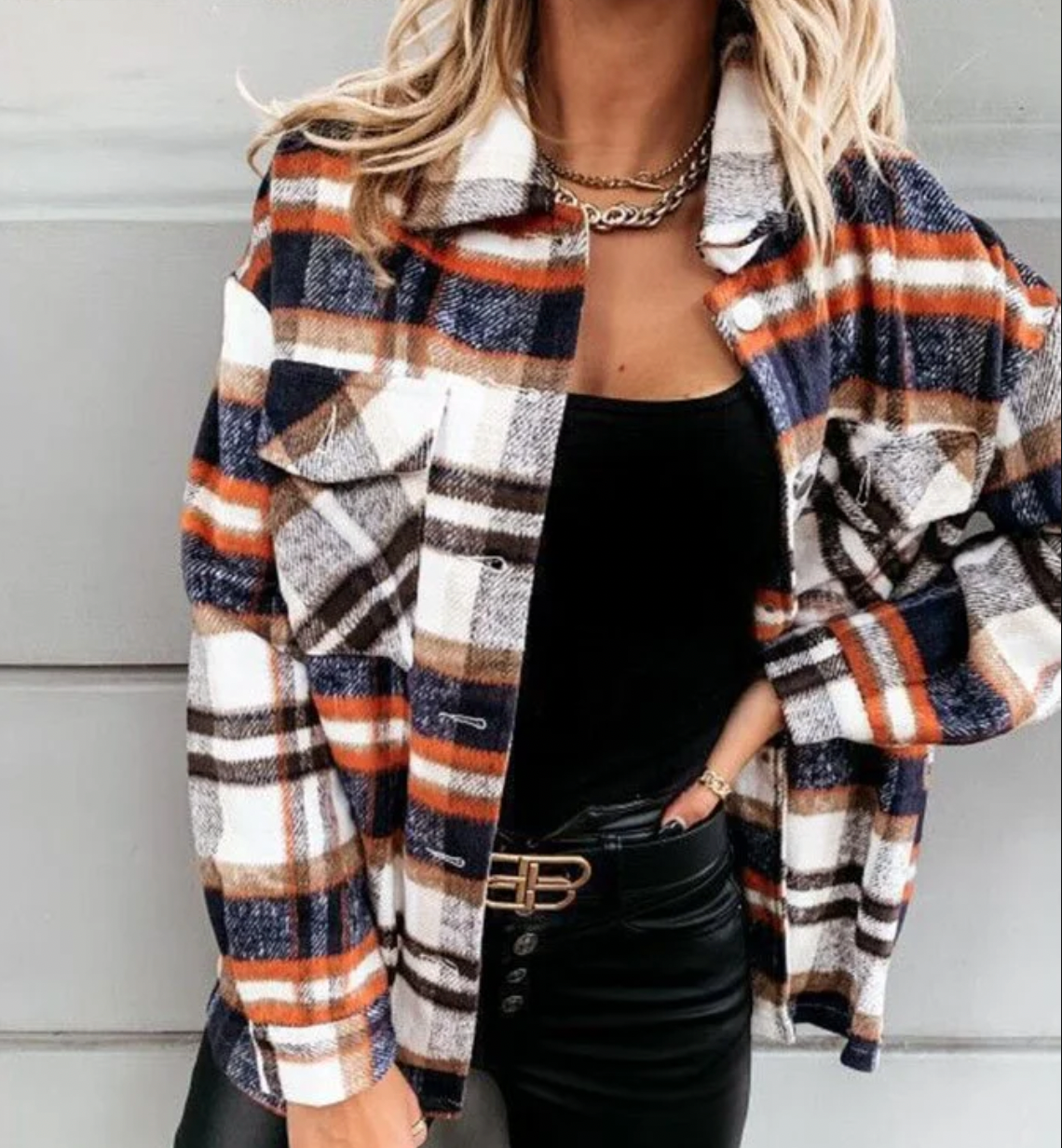 Stylish stripped jacket for women