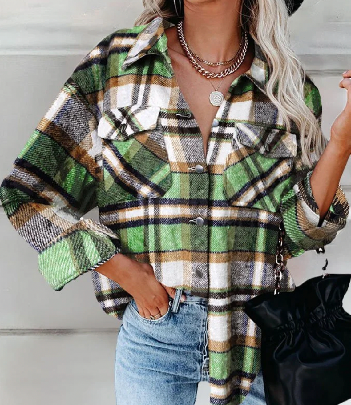 Stylish stripped jacket for women