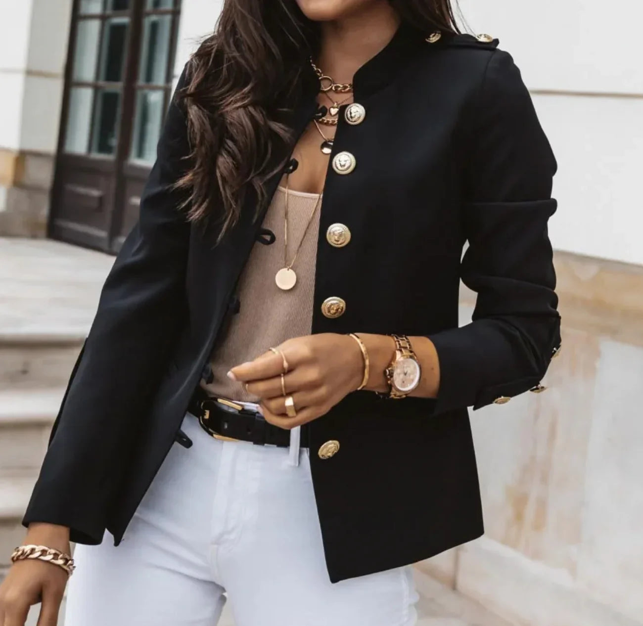 Michelle - slim-breasted blazer