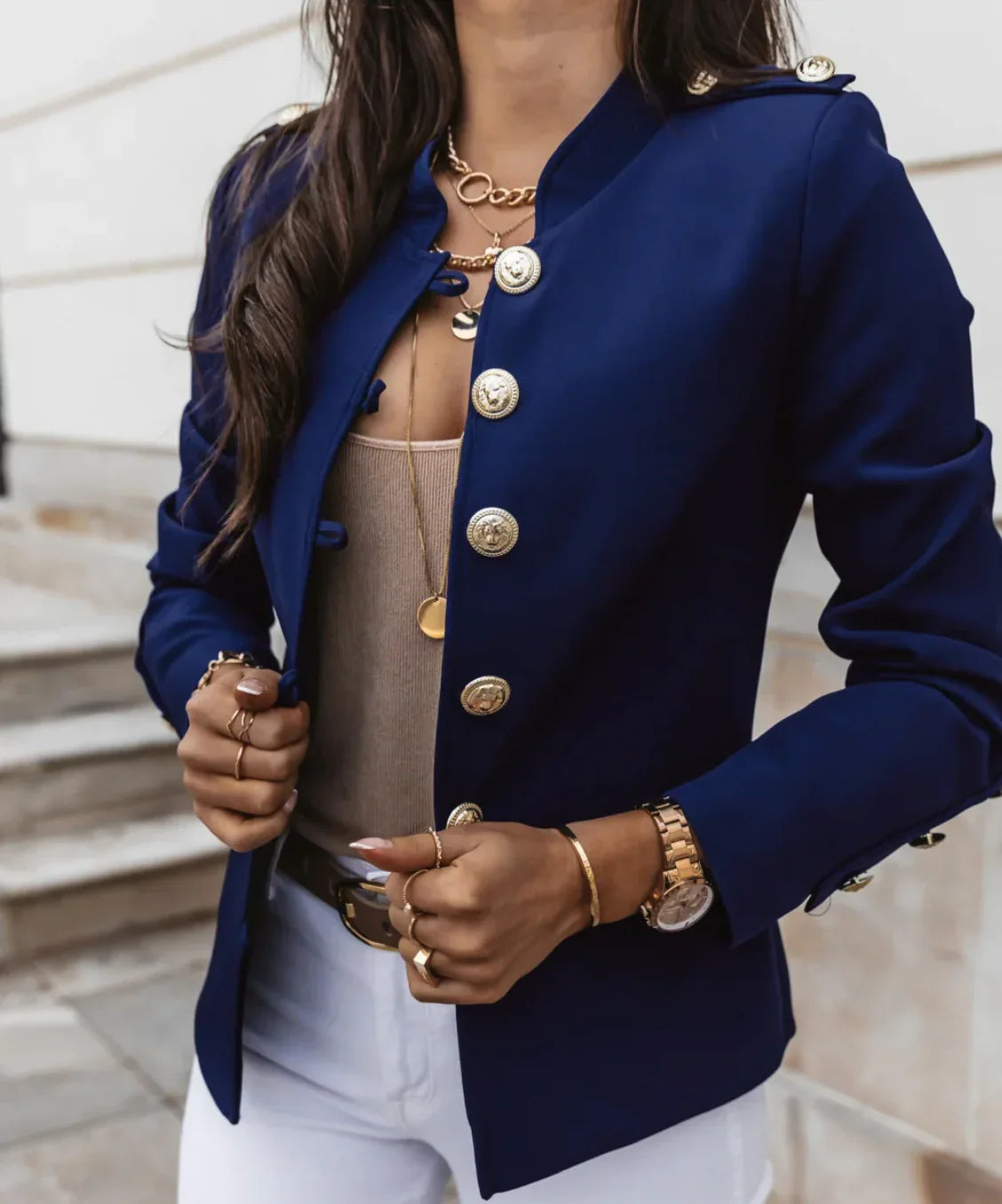 Michelle - slim-breasted blazer