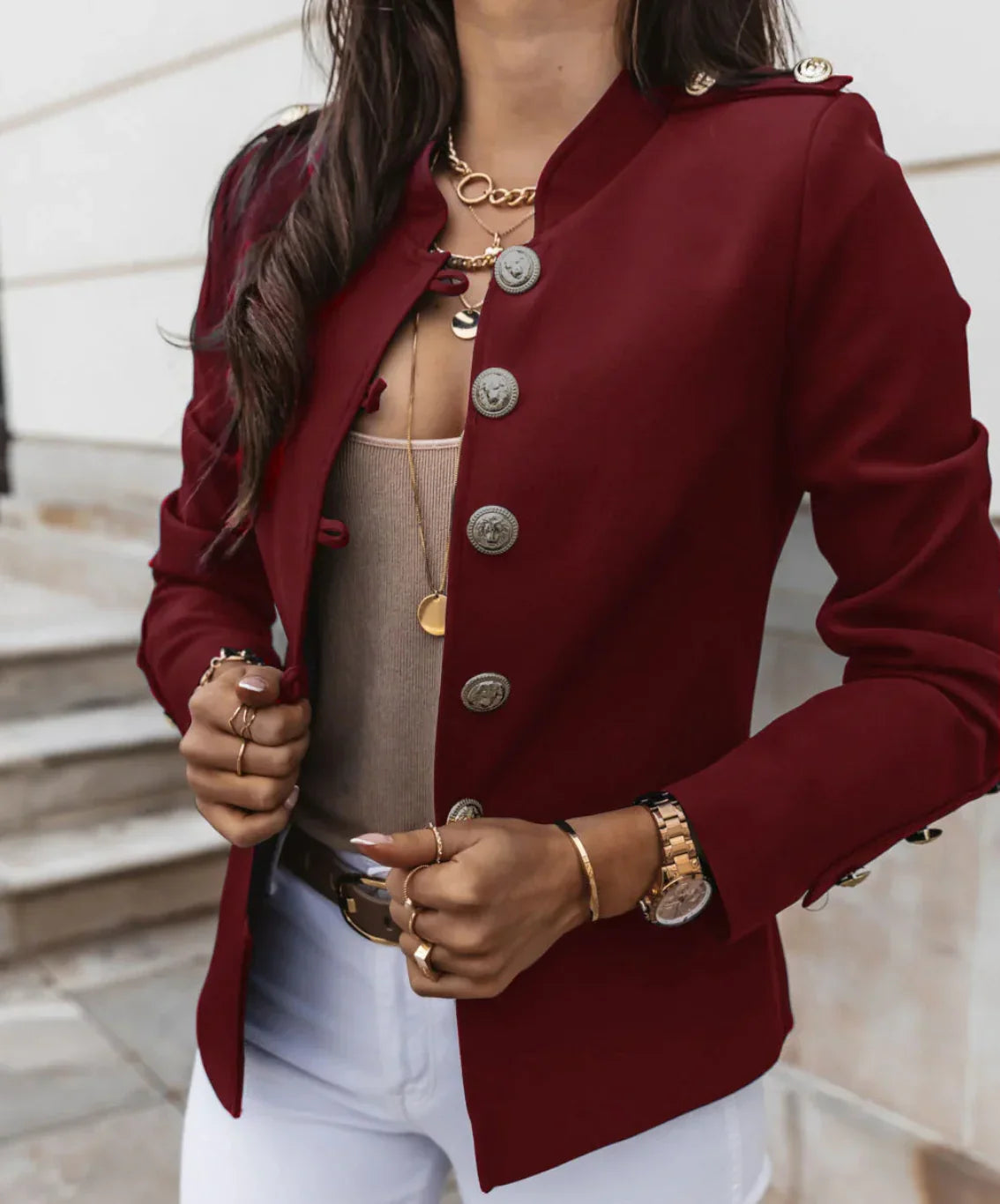 Michelle - slim-breasted blazer