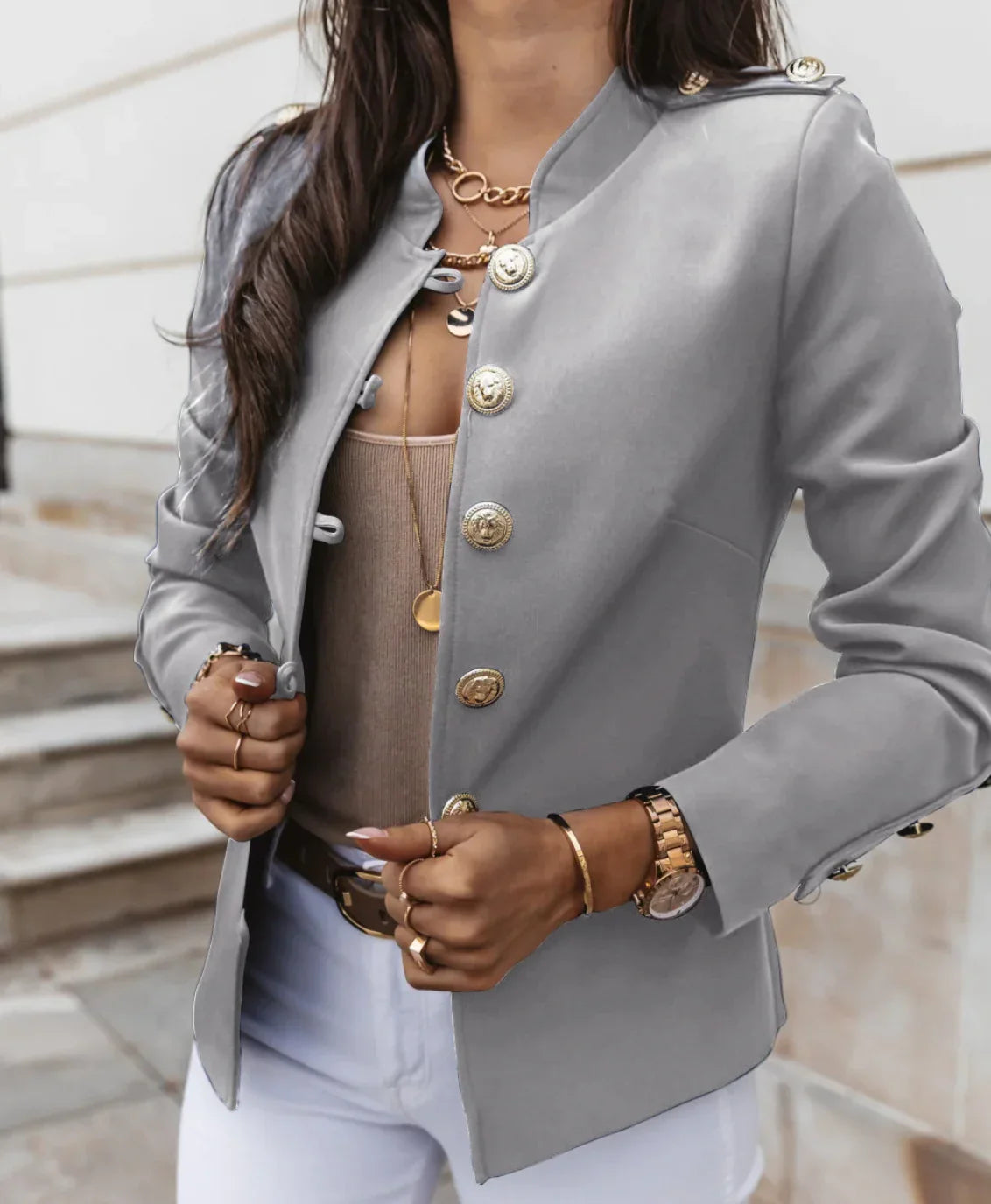 Michelle - slim-breasted blazer