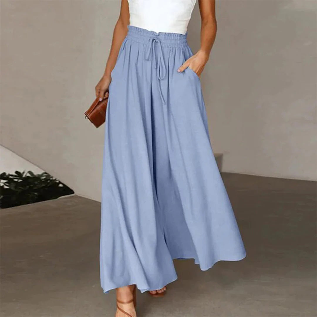 Loose wide-leg trousers for women