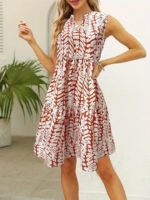 Flowy Lightweight Sleeveless A-Line Dress