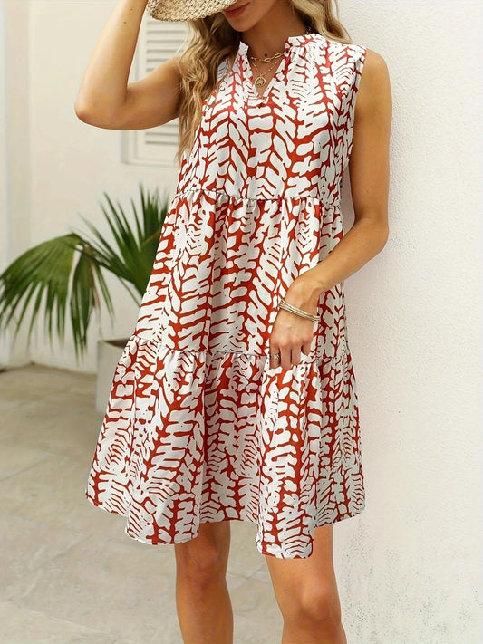 Flowy Lightweight Sleeveless A-Line Dress