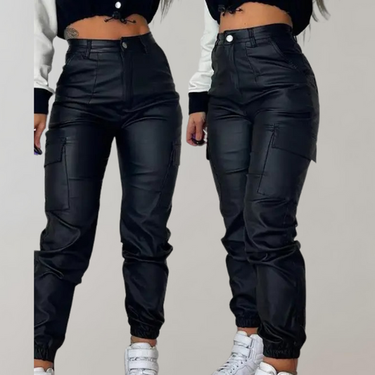 High Waist Skinny Cargo Pants