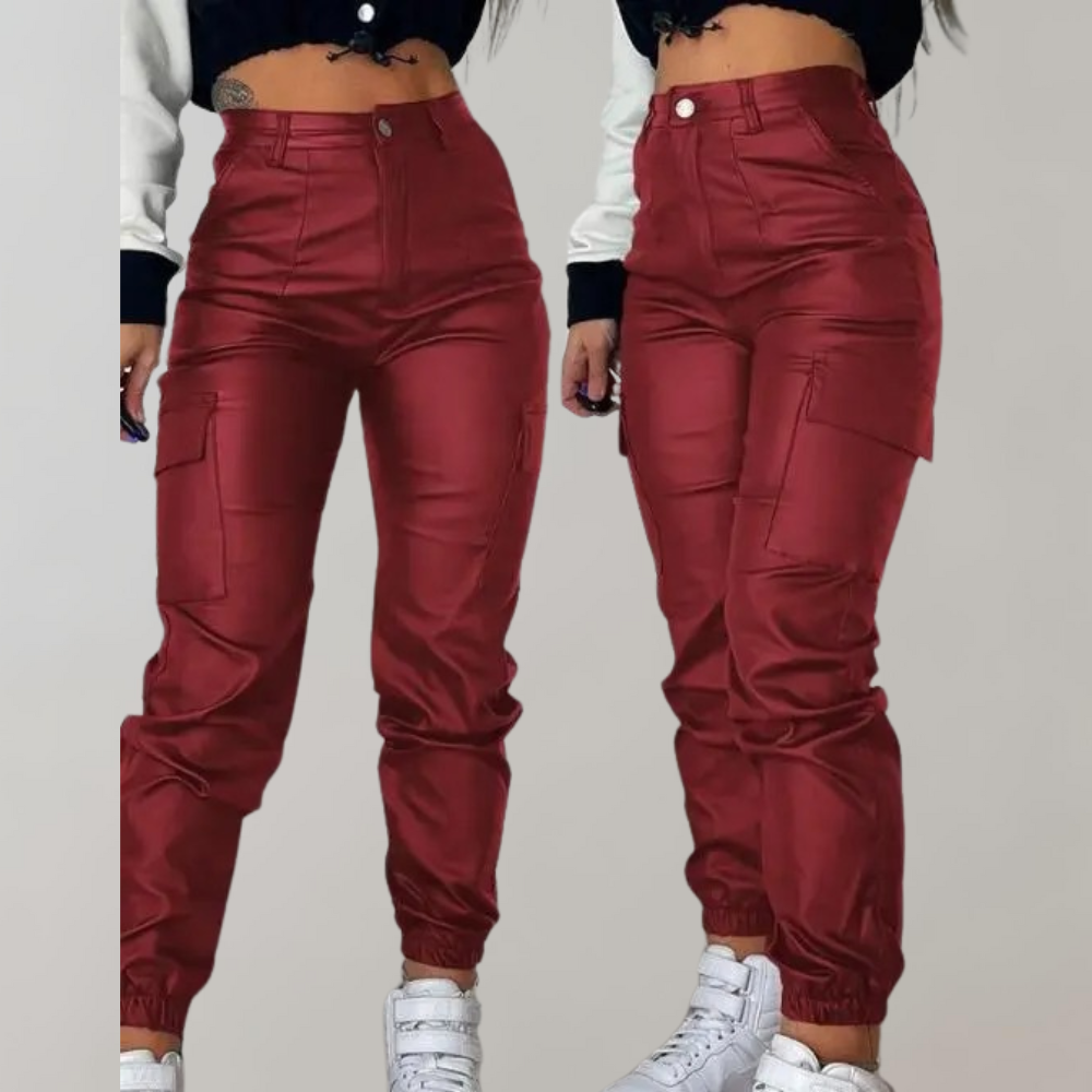 High Waist Skinny Cargo Pants