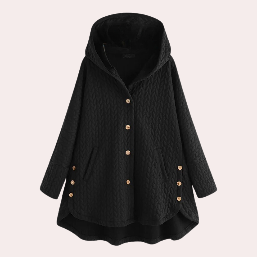Women's hooded quilted jacket