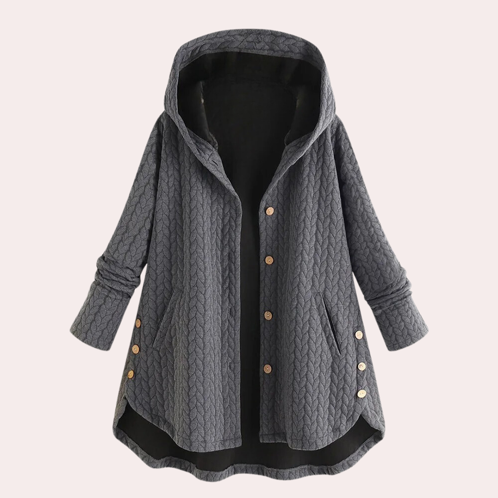 Women's hooded quilted jacket