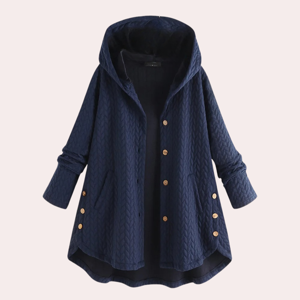 Women's hooded quilted jacket