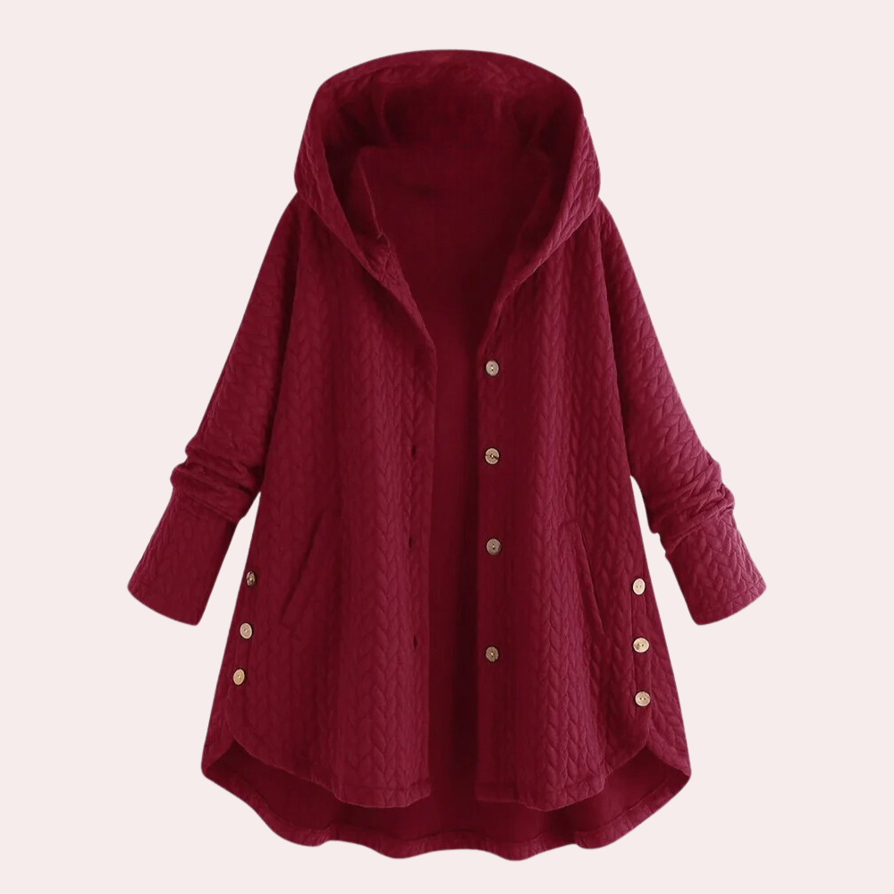Women's hooded quilted jacket