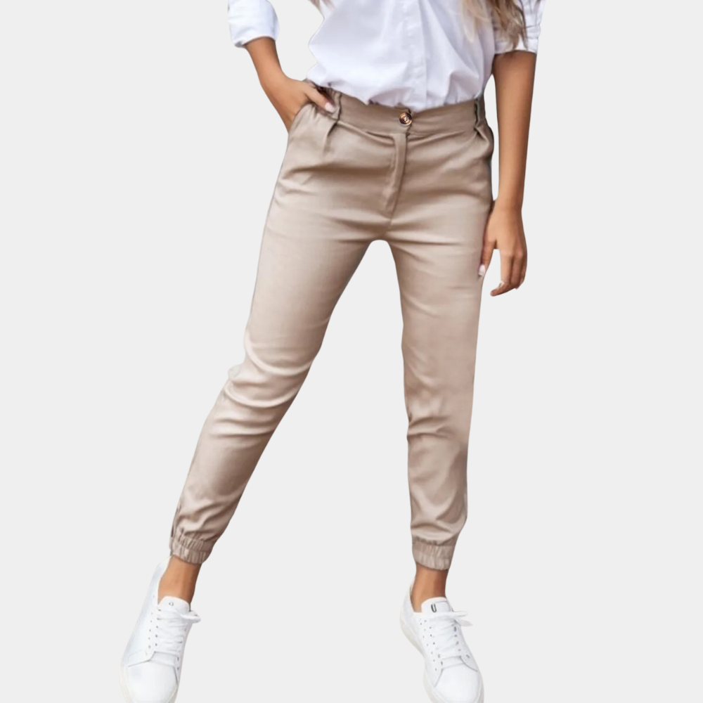 Women's high waist straight pants