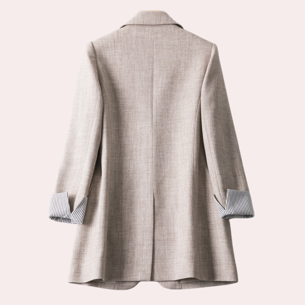 Women’s Blazer - Single Button - Tailored Fit - Notched Lapel - Full Sleeve Lined