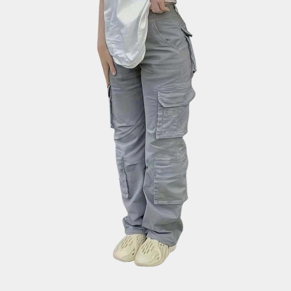 Women's loose baggy straight jeans