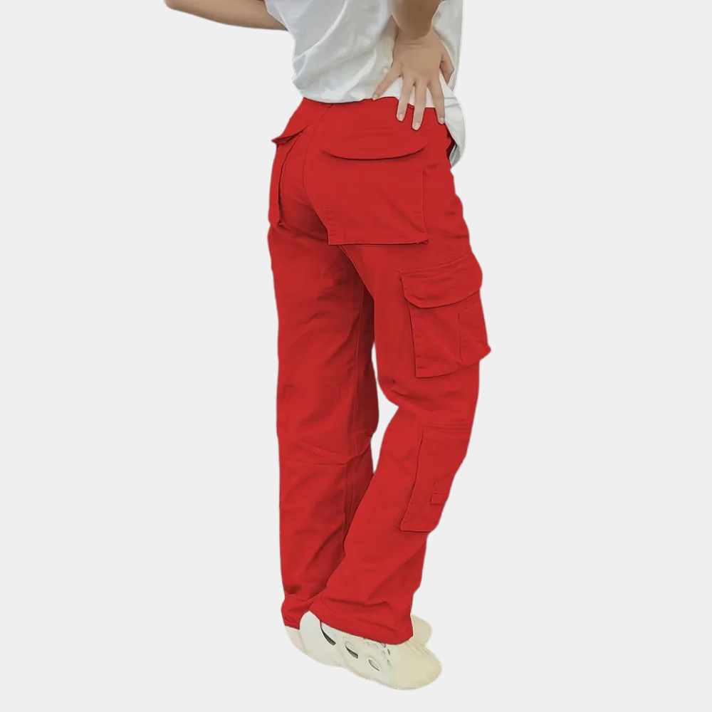 Women's loose baggy straight jeans