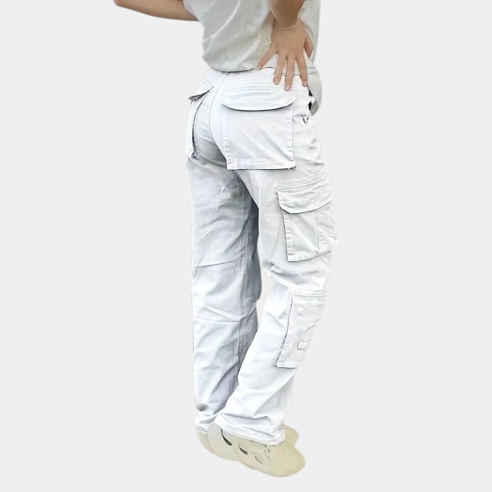 Women's loose baggy straight jeans