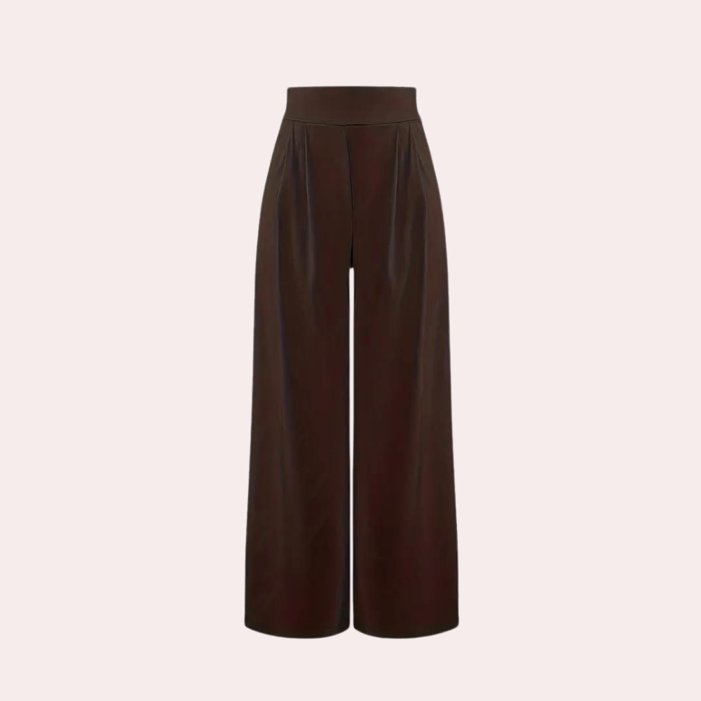 Women's casual wide-leg versatile trousers