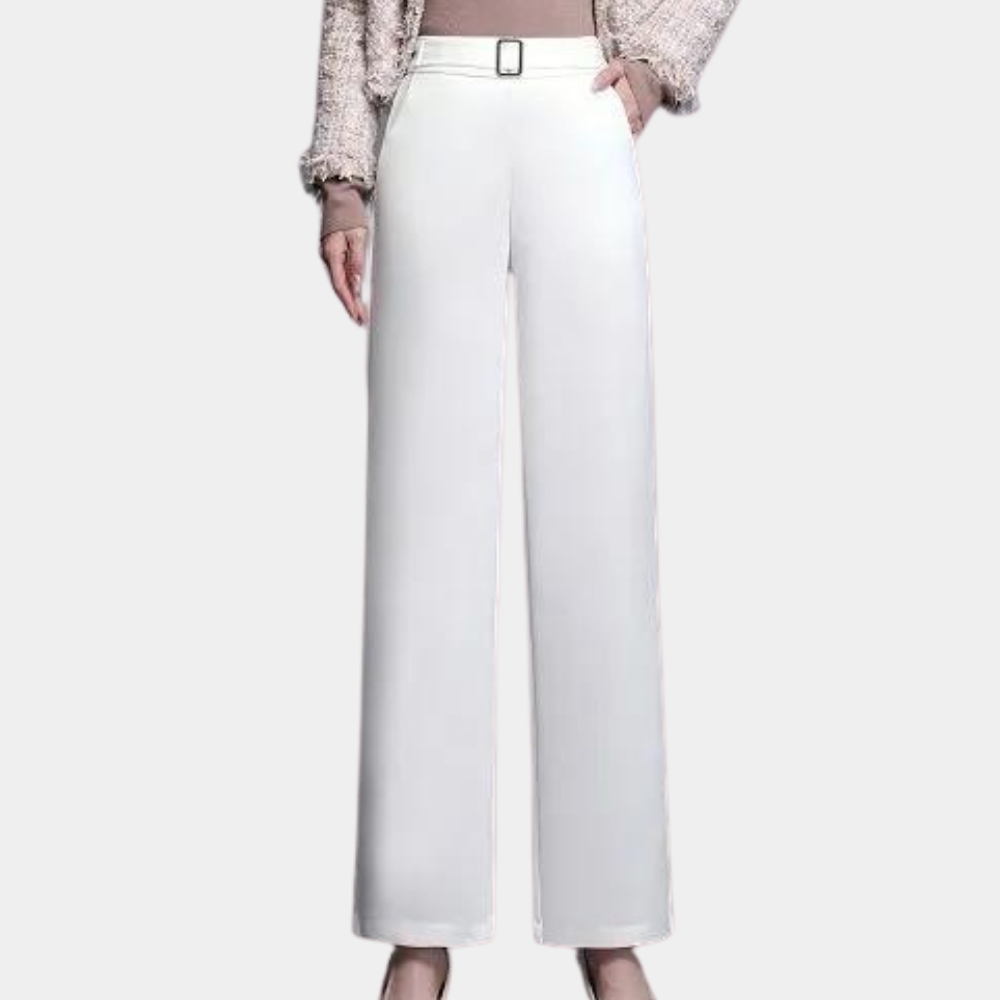 Women's wide leg trouser pants