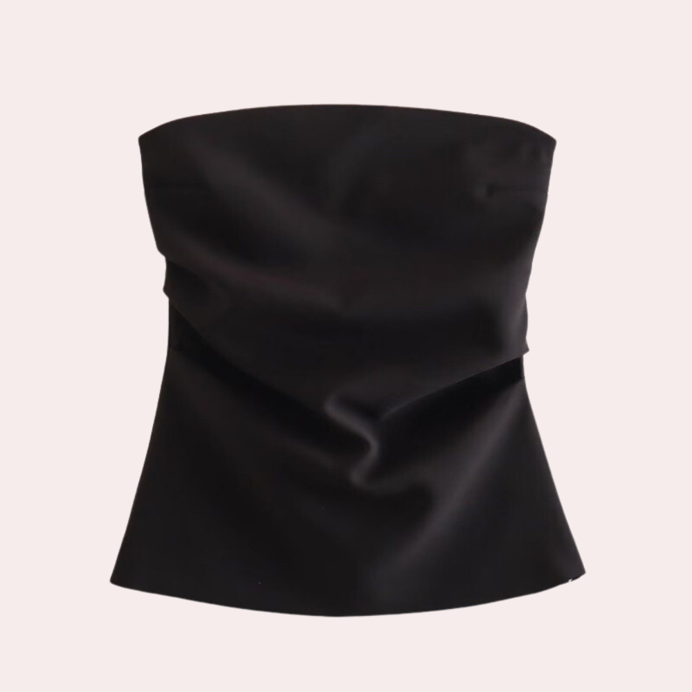 Women's slim sleeveless tube top