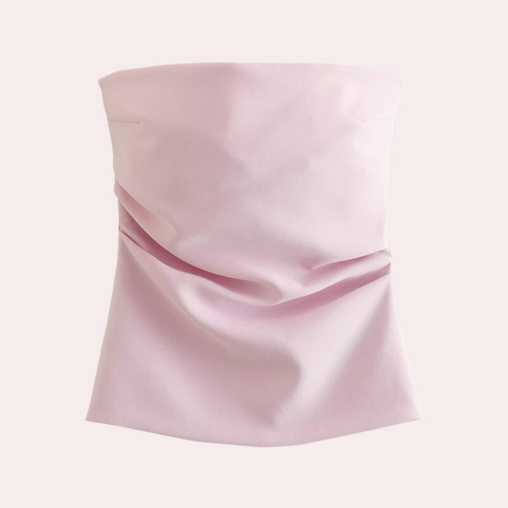 Women's slim sleeveless tube top
