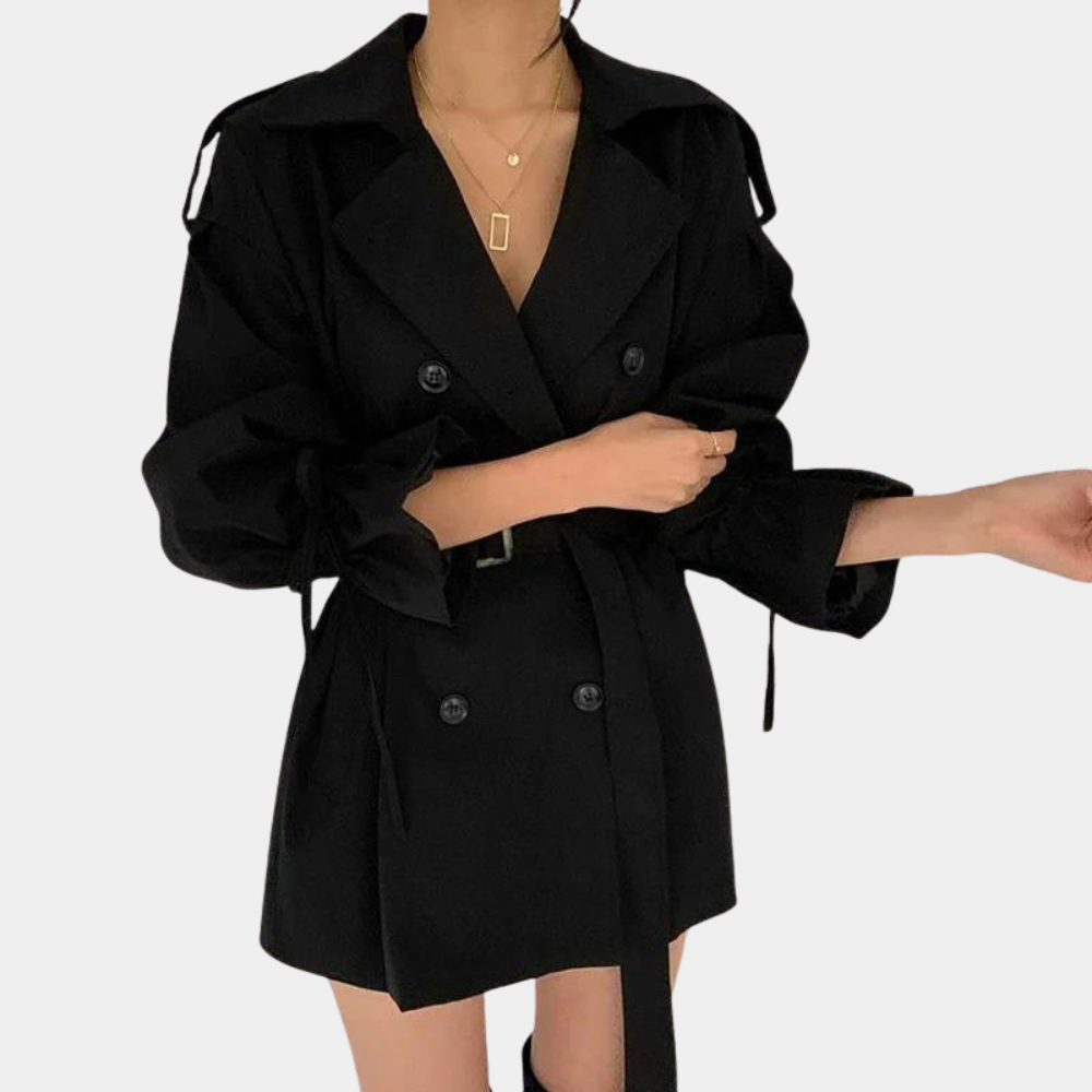 Loose slim fashion coat for women