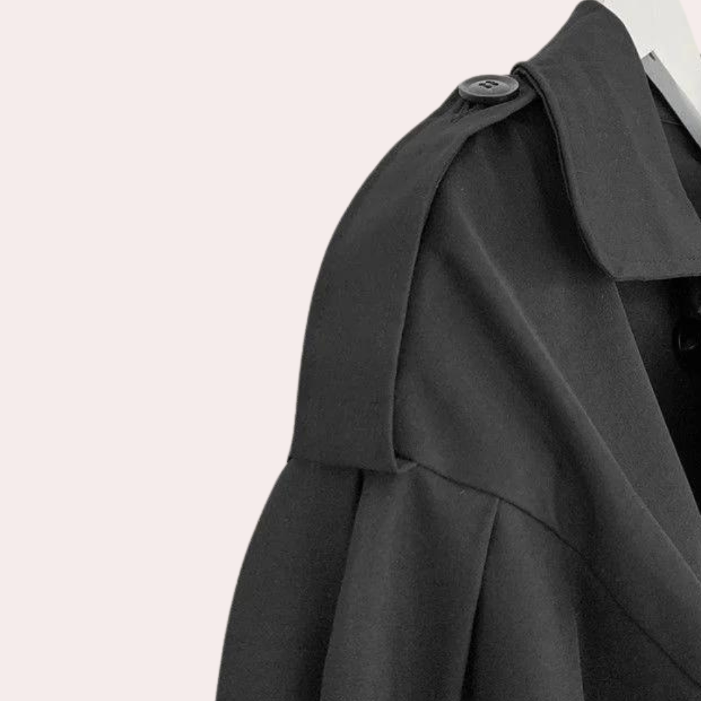 Loose slim fashion coat for women