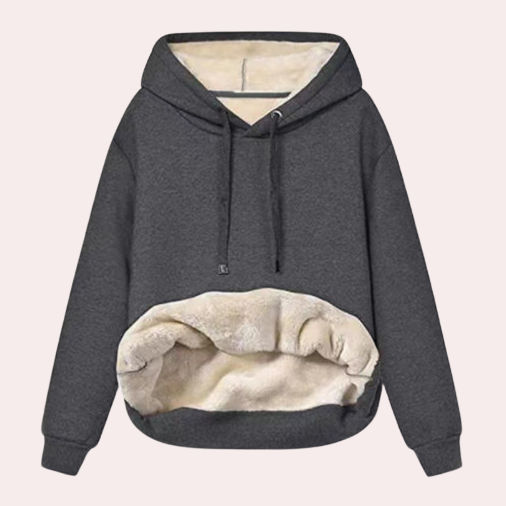 Women's hooded sports sweater jacket