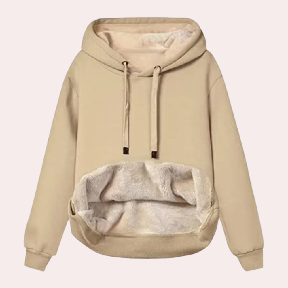 Women's hooded sports sweater jacket