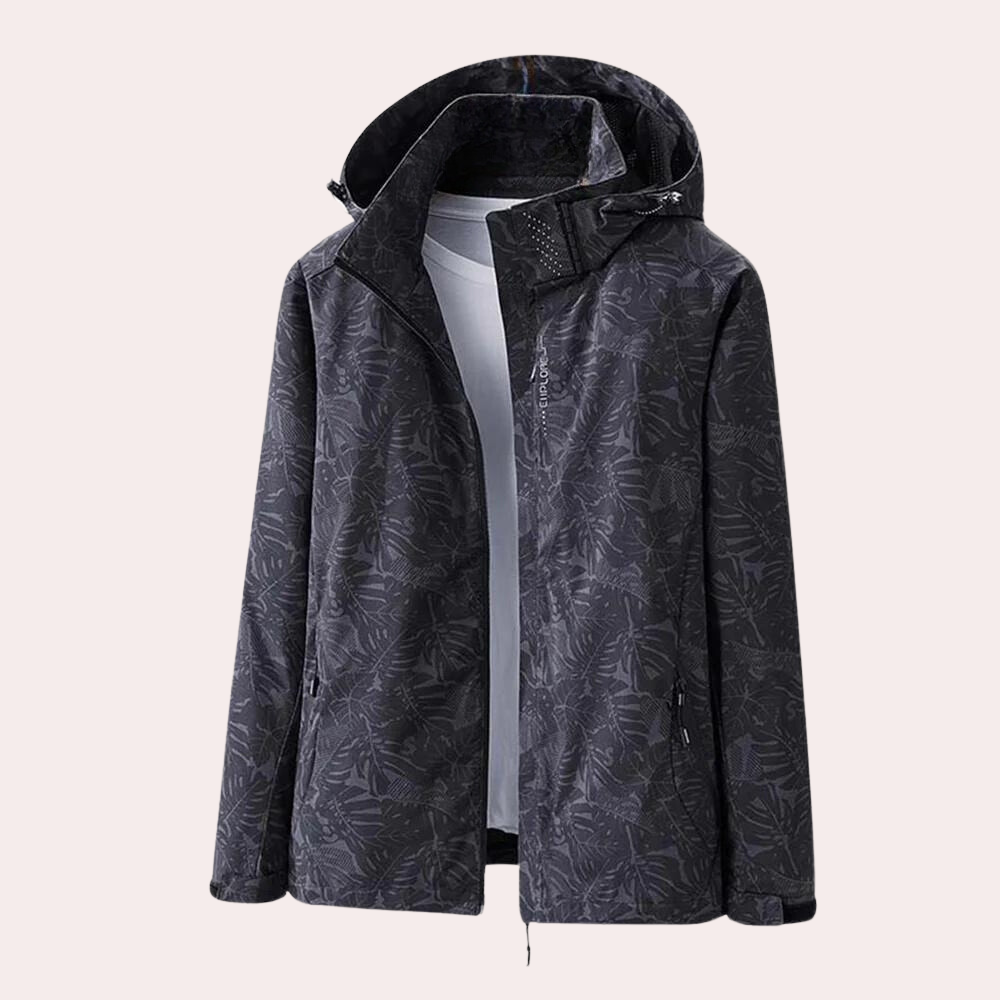 Women's camouflage hooded jacket