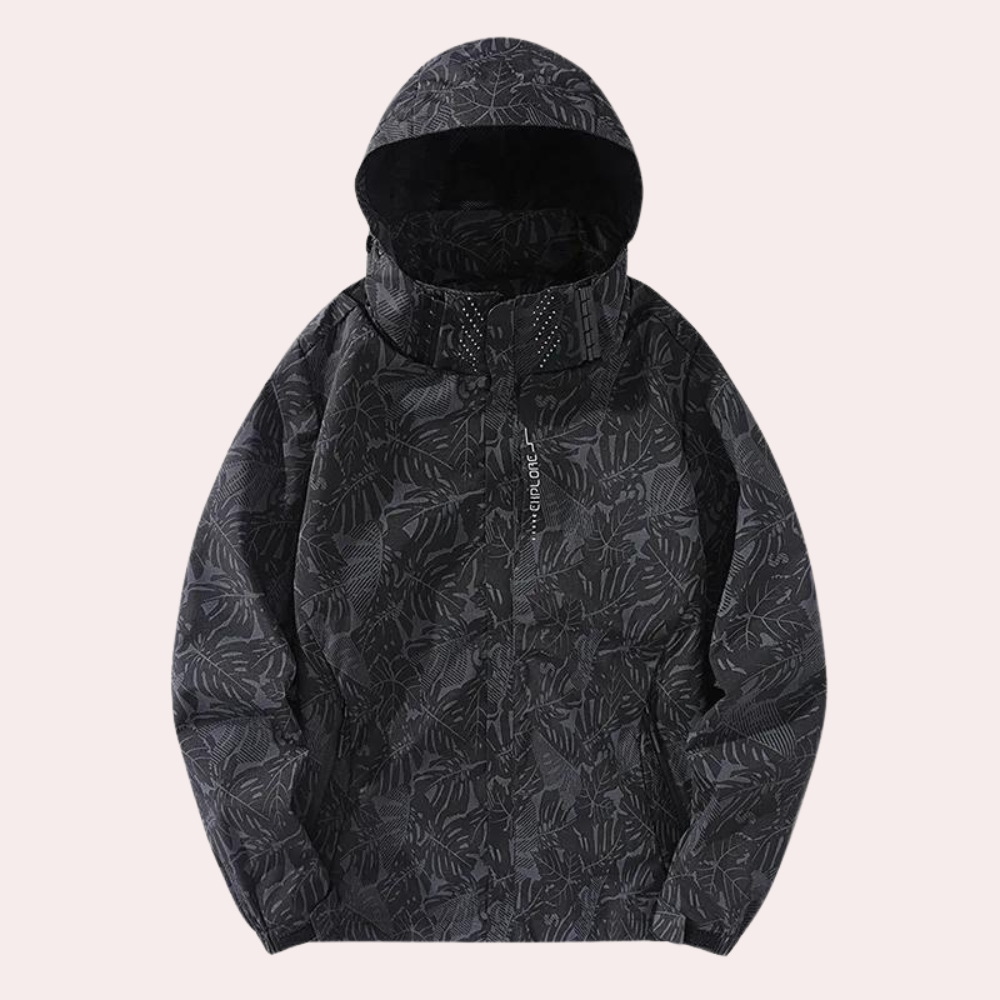 Women's camouflage hooded jacket