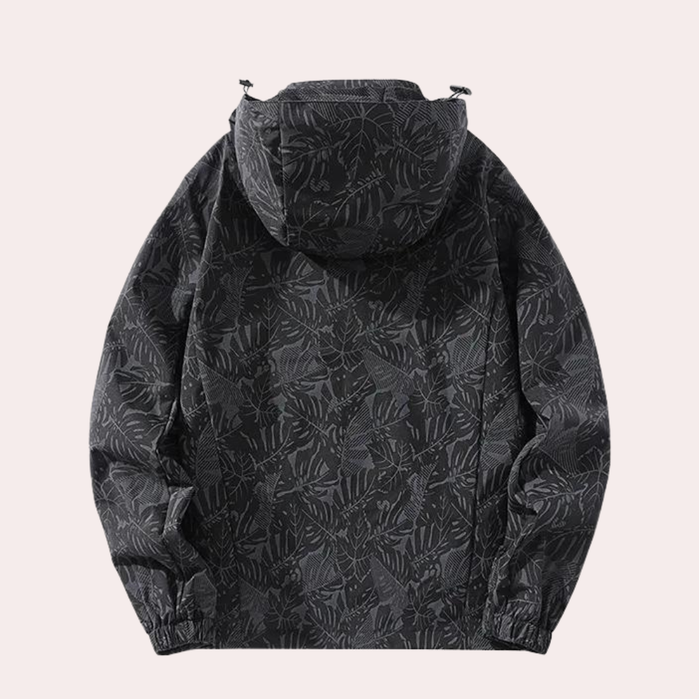Women's camouflage hooded jacket