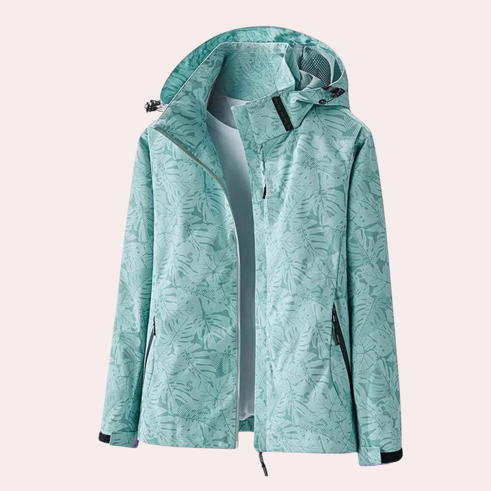 Women's camouflage hooded jacket