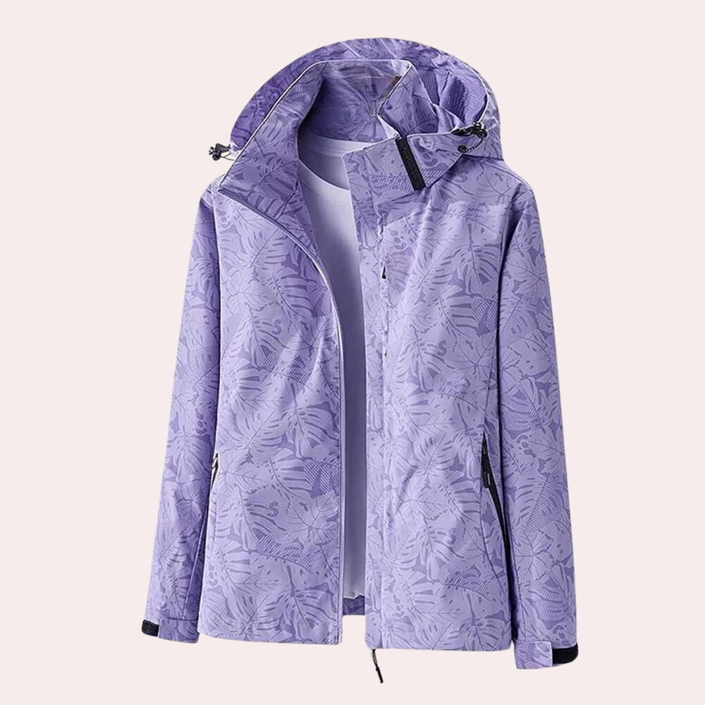 Women's camouflage hooded jacket