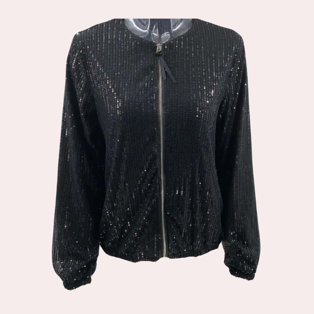 Sequin casual classic jacket for women