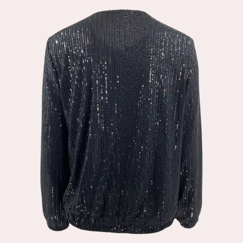 Sequin casual classic jacket for women