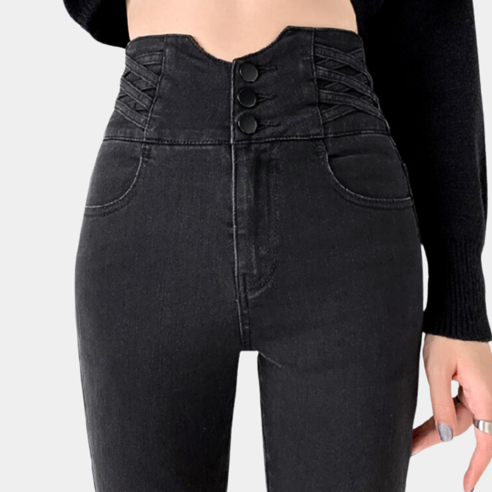 Women's high waist skinny jeans