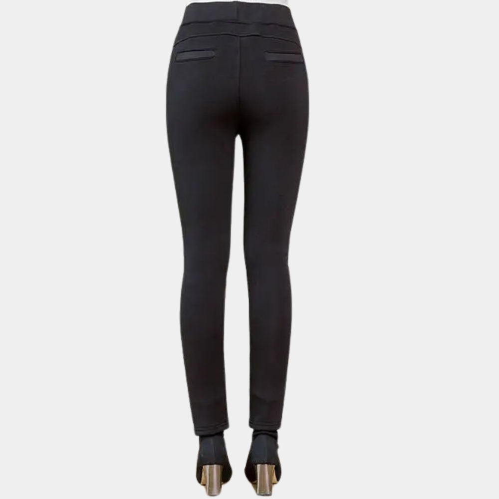 High waist stylish down pants for women