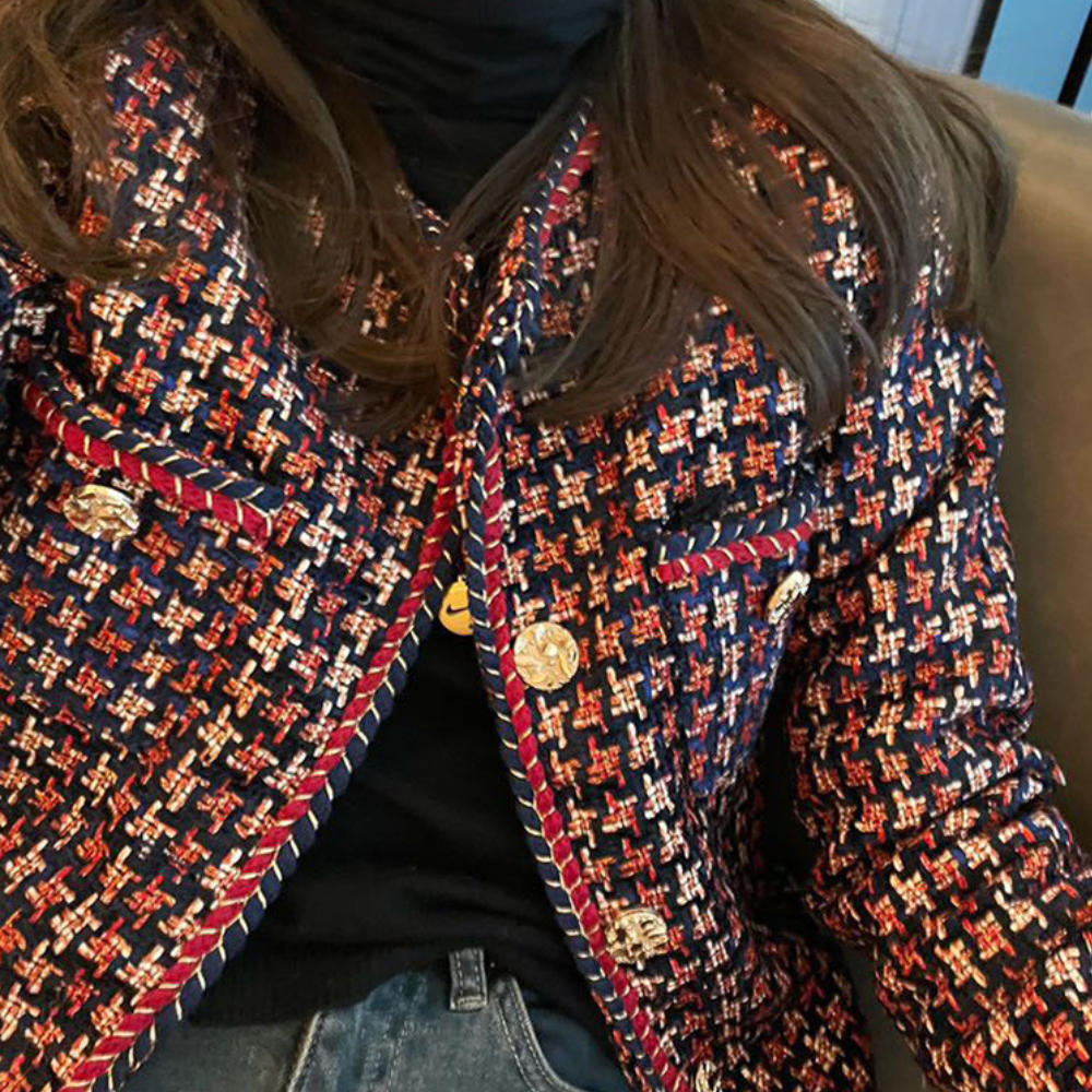 Tweed jacket for women
