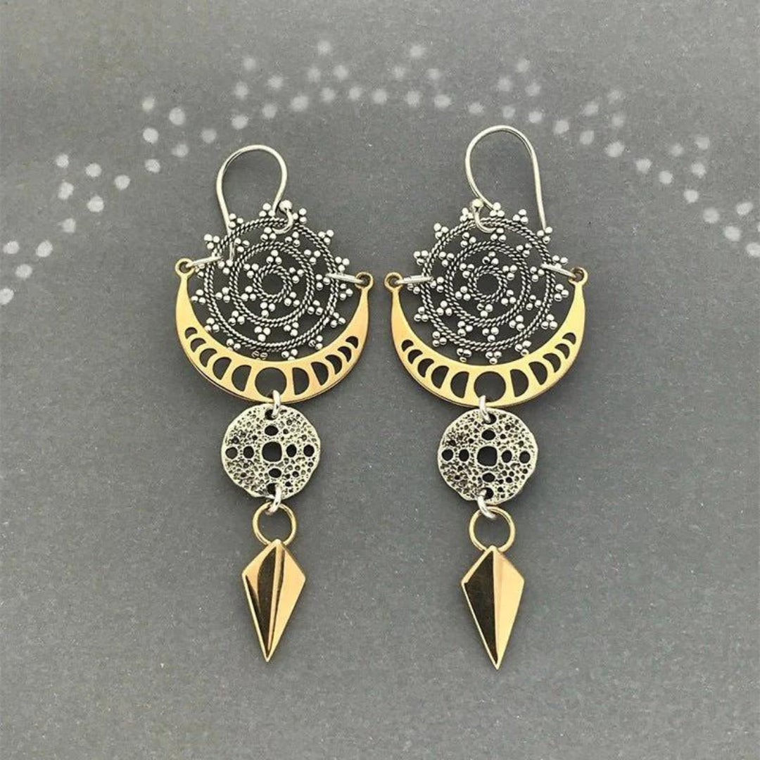 Handcrafted Mandala Unique Earrings