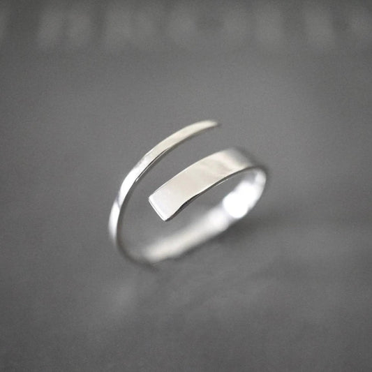 Adjustable Minimalist Open Ring Jewelry