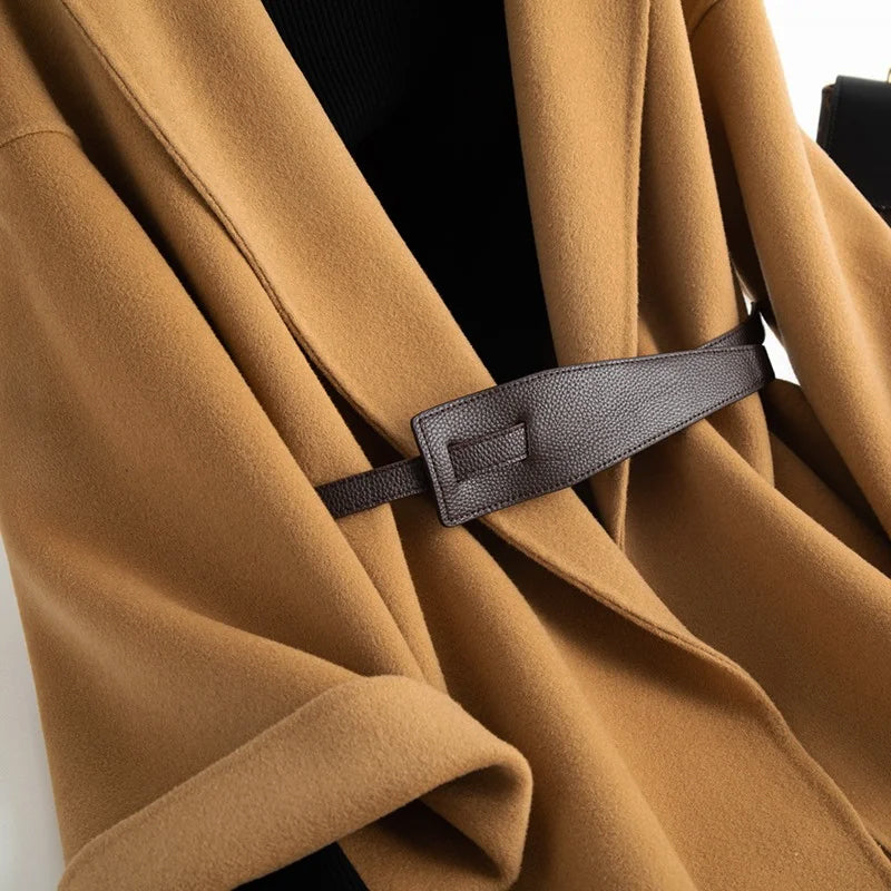 Women's autumn and winter cape coat