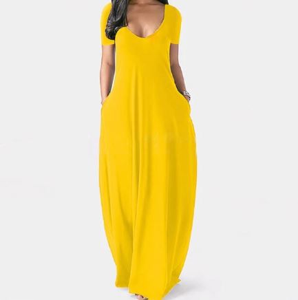 Women's Flowy Maxi Dress - Elegant Summer Dress