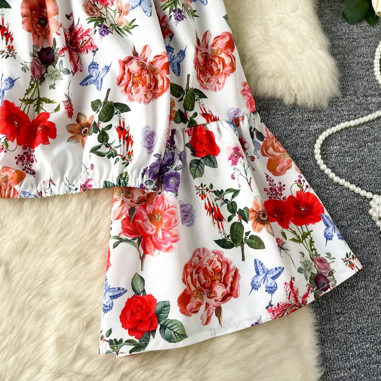 Chiffon Off-Shoulder Chic Top