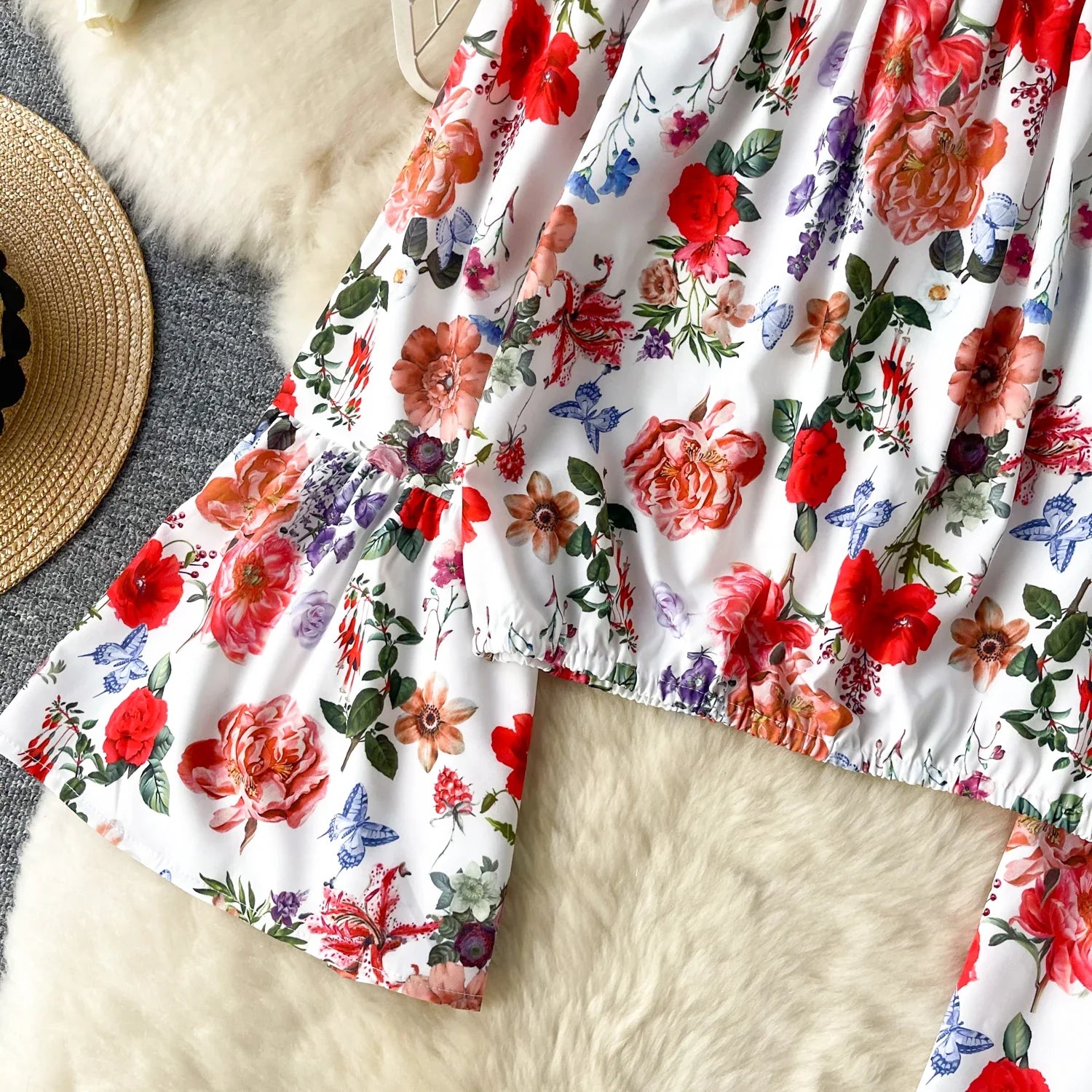 Chiffon Off-Shoulder Chic Top