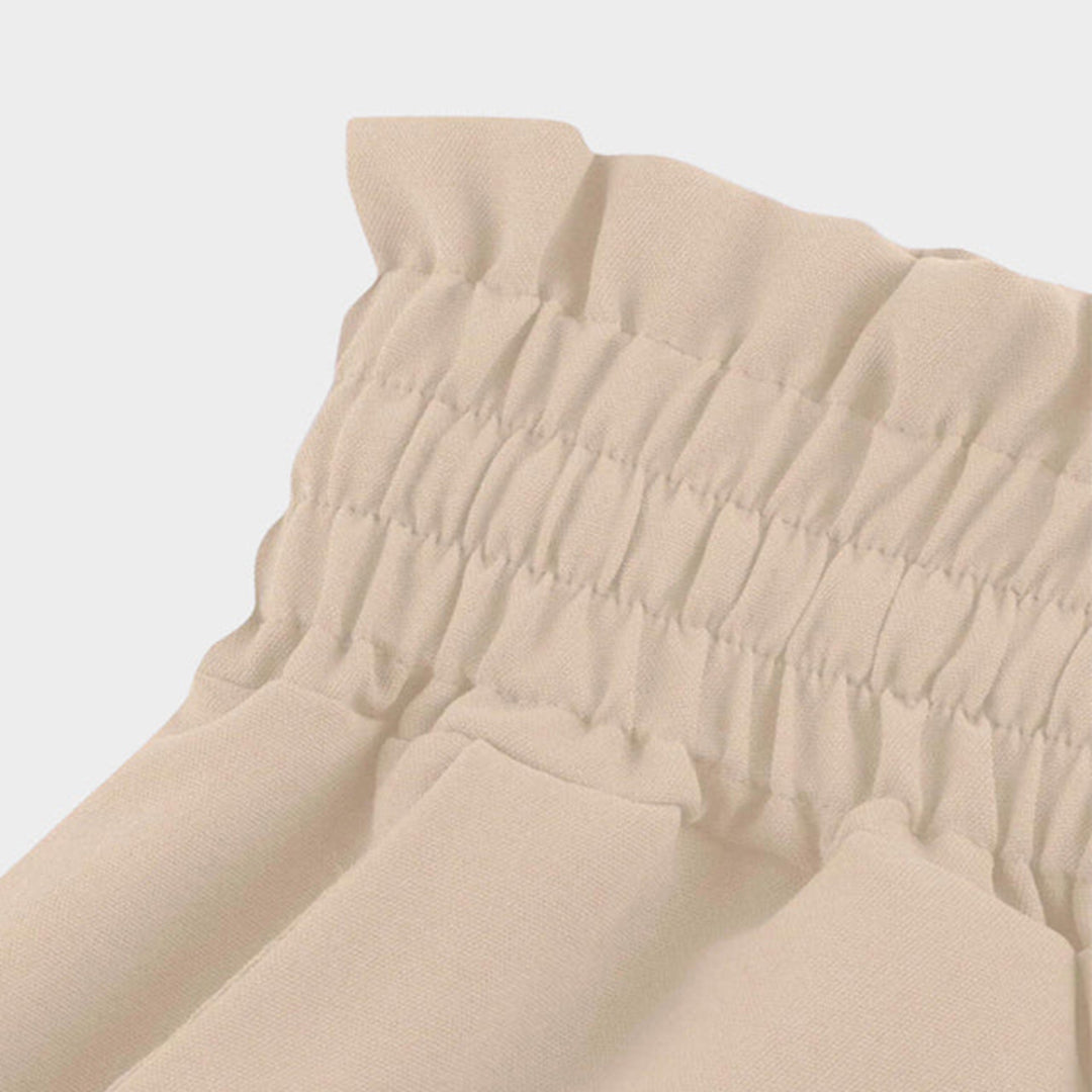 Breathable Lightweight Elastic Waist Palazzo Pants