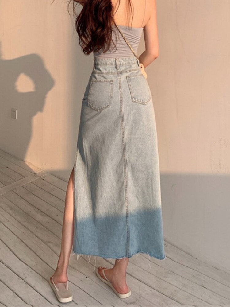 Fenna - Vintage Denim Skirt
